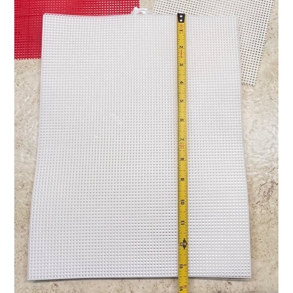 Plastic Canvas Sheets Assorted Colors Lot 10.5" x 13.5" for Embroidery & Crafts - Picture 4 of 6